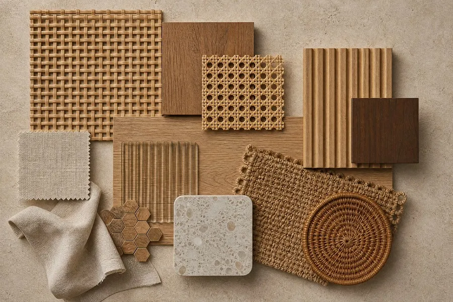 Rattan and Warm Timber